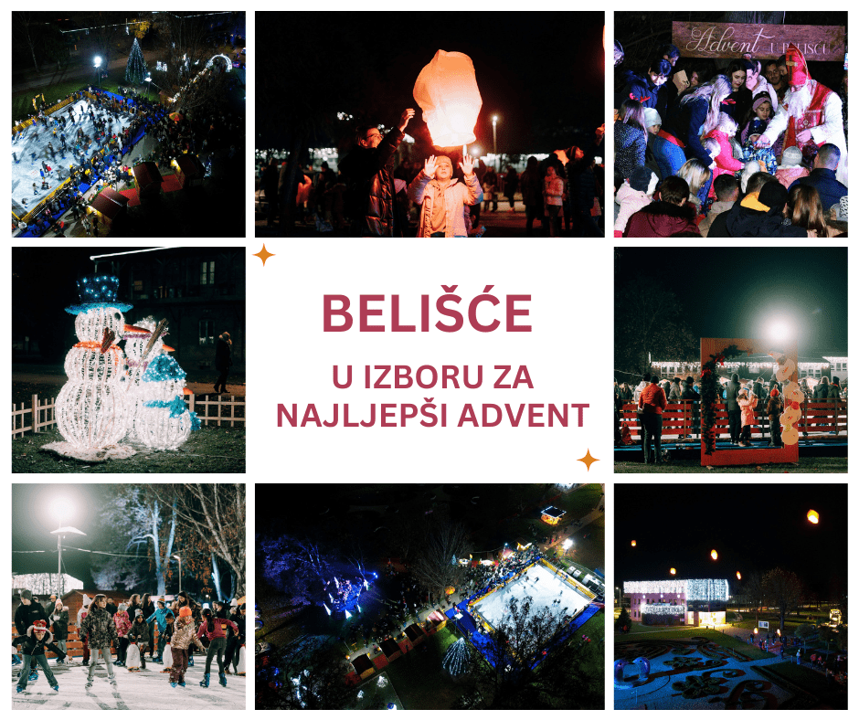 Podržite Belišće u utrci za Najljepši advent u Hrvatskoj Moje Belišće